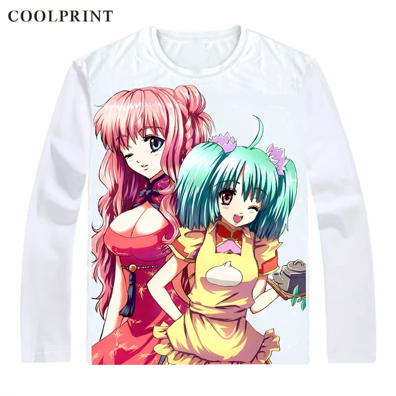 Футболки Macross Frontier рубашки с длинным рукавом Makurosu Furontia Sheryl Nome Ранка Ли альт Saotome