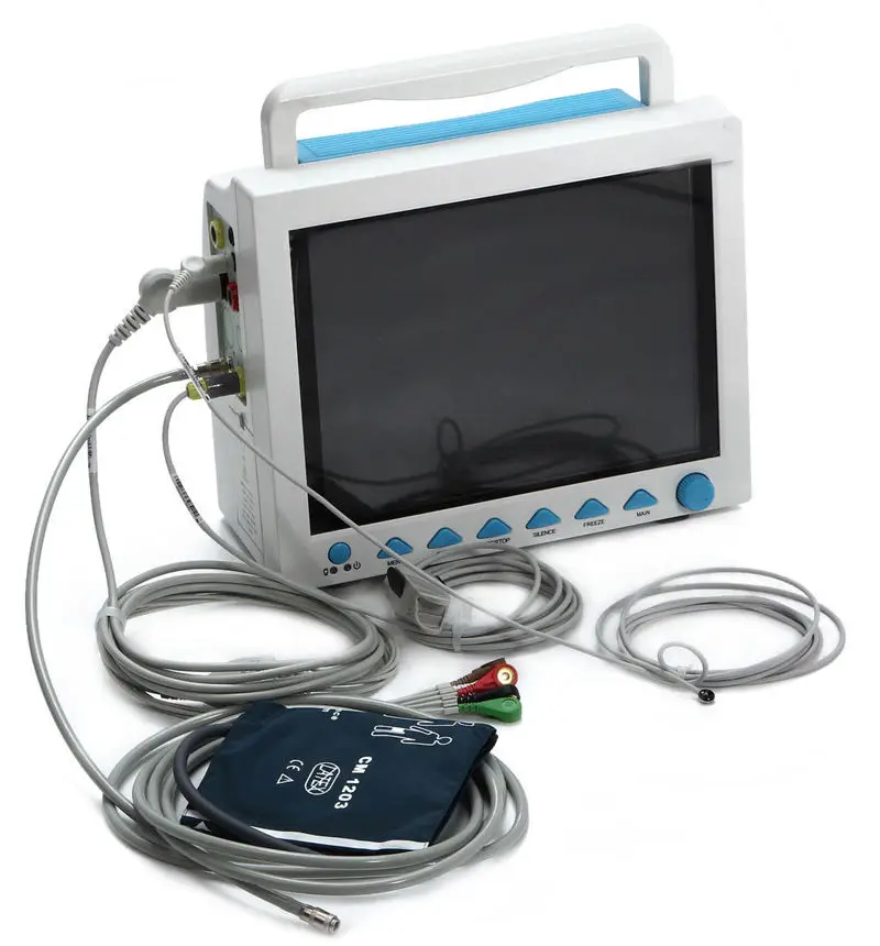 CE& FDA 12," ICU/CCU мультипараметрические жизненные знаки монитор пациента CONTEC CMS8000