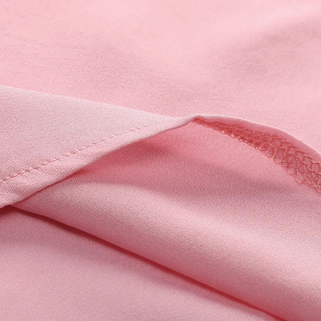 Blusas mujer de moda женская модная летняя однотонная кружевная рубашка с коротким рукавом Свободные топы шифоновая блузка