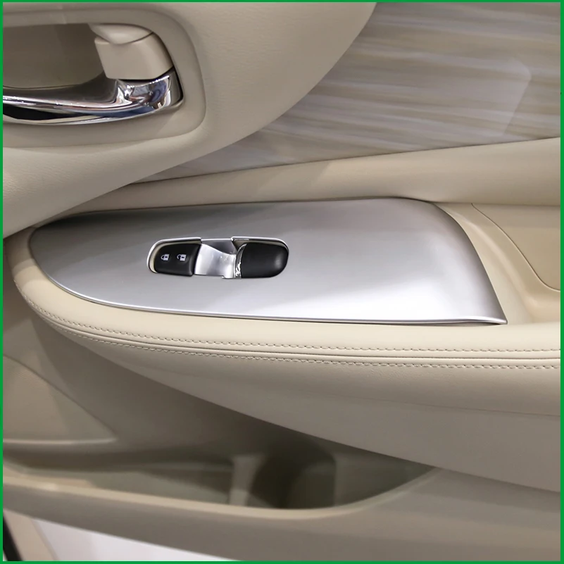 Для Nissan Murano 2015 2016 2017 LHD ABS углеродное волокно печать интерьерная дверная ручка