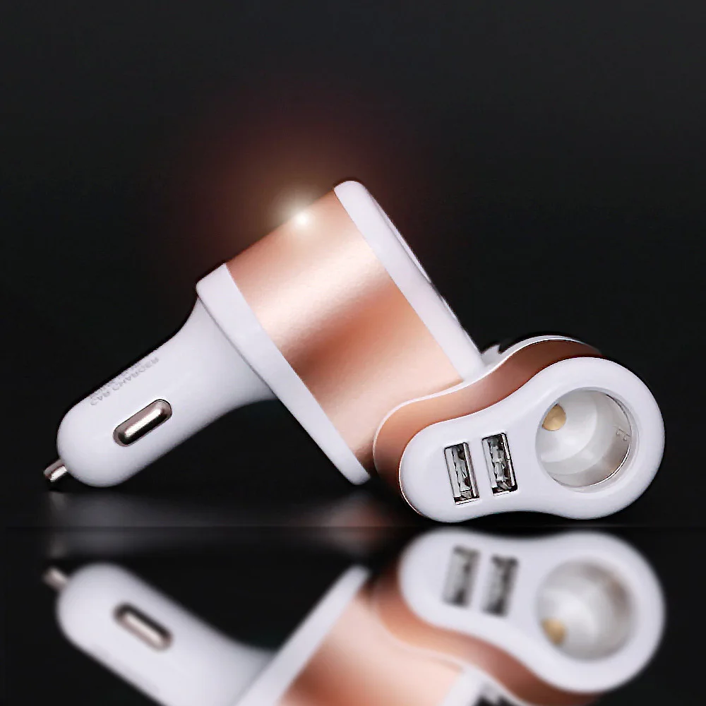 Автомобильное зарядное устройство с двумя USB электронная сигарета автомобильная