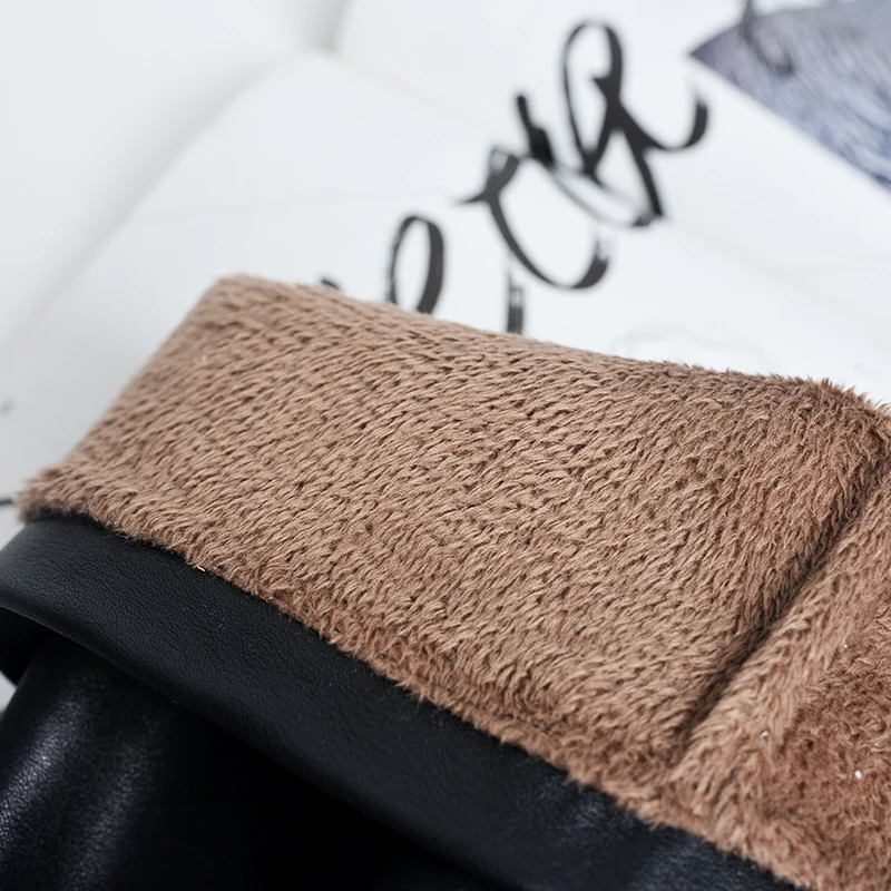 autumn winter new Plush over the knee women boots Chunky Heel Shoes ladies long boots female Thigh High Botas large size 32 43