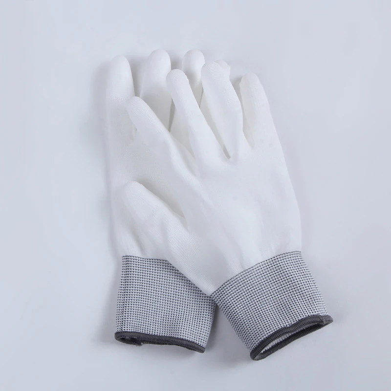

Multiple PU Antistatic Gloves Working Gloves Coated Finger Wear-resistant Anti-slip Breathable Manufacturing Industry Gloves