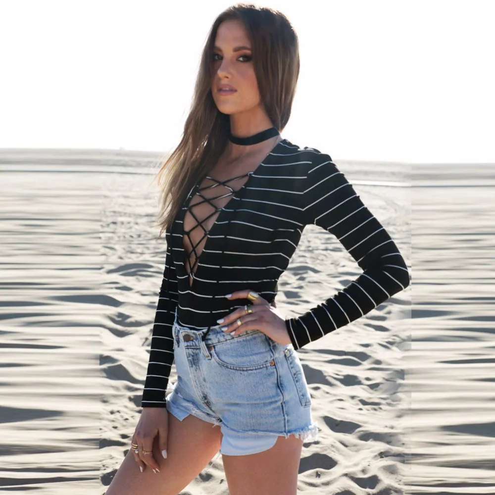 Бикини 2017 сексуальный купальник в полоску с высокой талией женский купальный