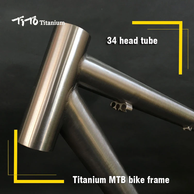 Бесплатная доставка! Тито titanium mountain велосипедная Рама 650B 26 '✧ 5'' 34 Глава