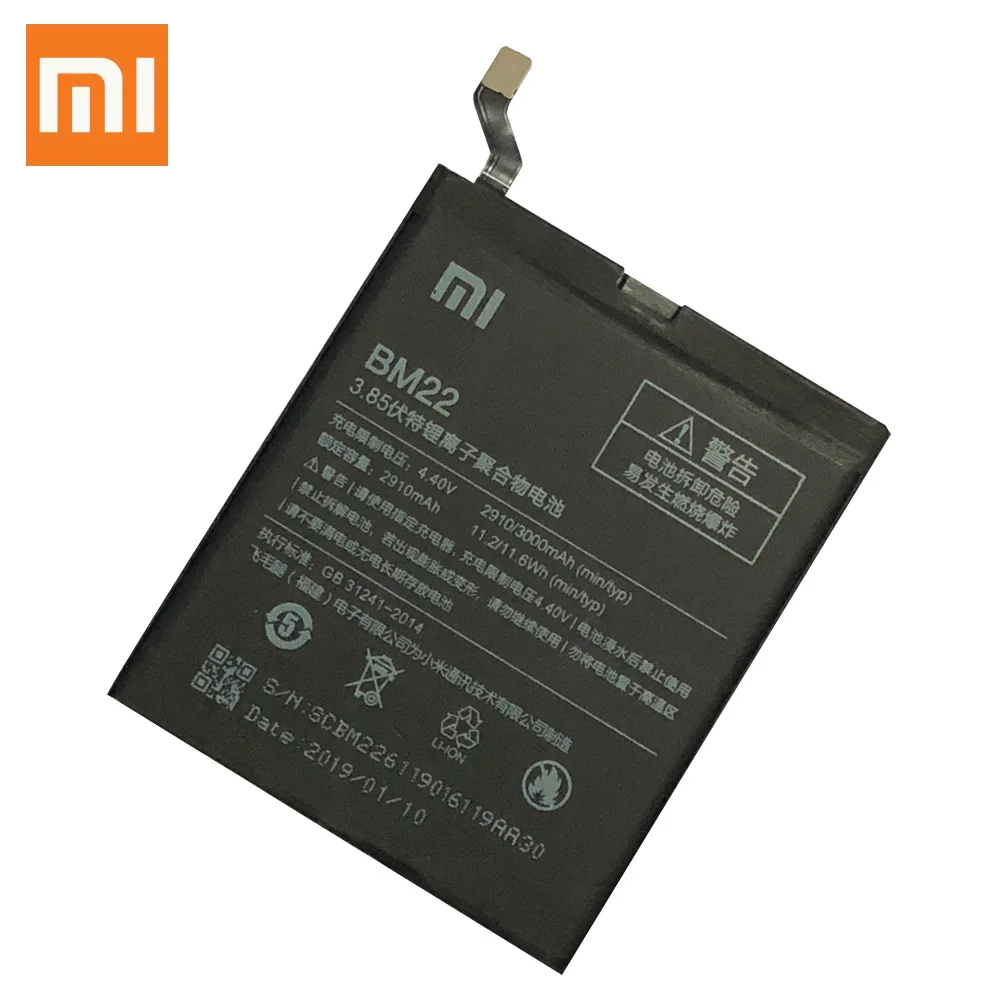 BM35 BM36 BM22 BM46 батарея для Xiaomi mi 5 5S 4C красный mi Note 3 замена телефона батарея высокой емкости+ Бесплатные инструменты