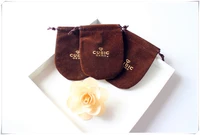 oem customized logo customized size color velvet gift bags jewellry package pouch