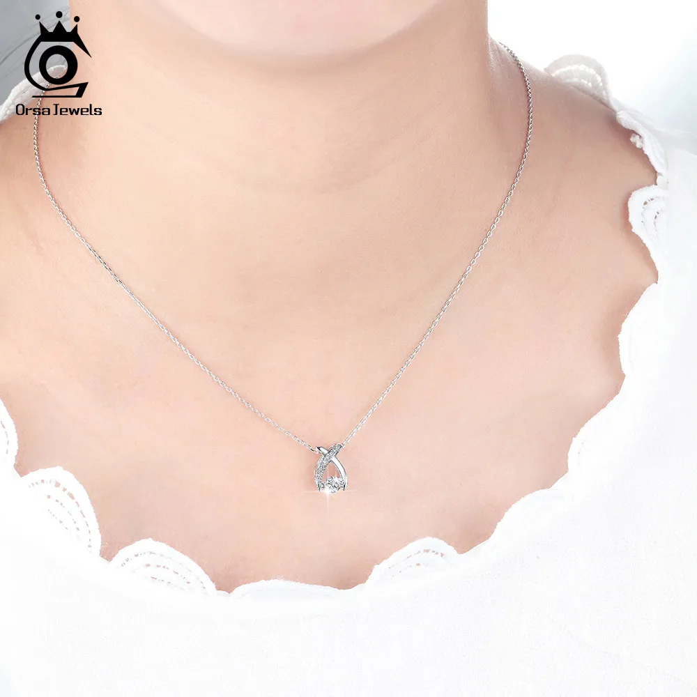 Подвески ORSA JEWELS из серебра 925 пробы рыбки и ожерелья с милыми животными ожерелье