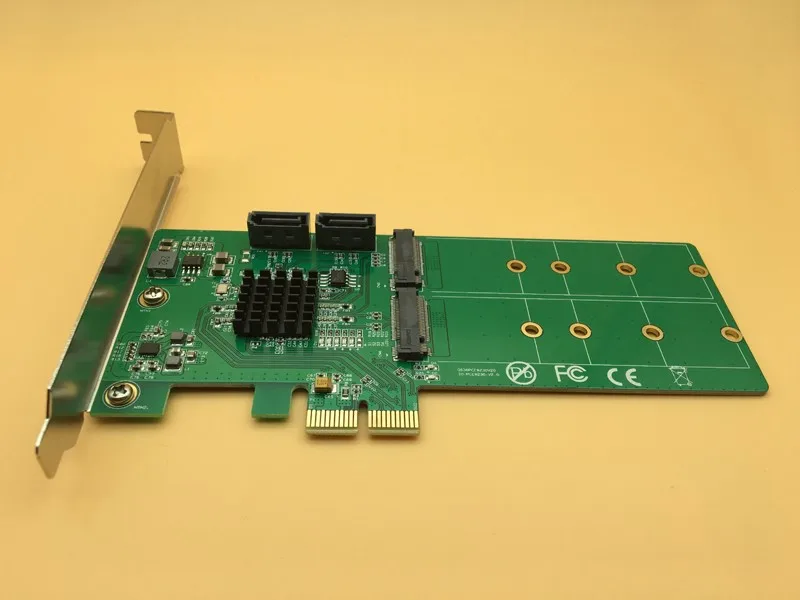 PCI E к 2 портовым M.2 NGFF SSD + портовый SATA 3 0 Raid Card Hardware RAID поддержка 0/1/10|raid card|raid 0sata 3.0 |