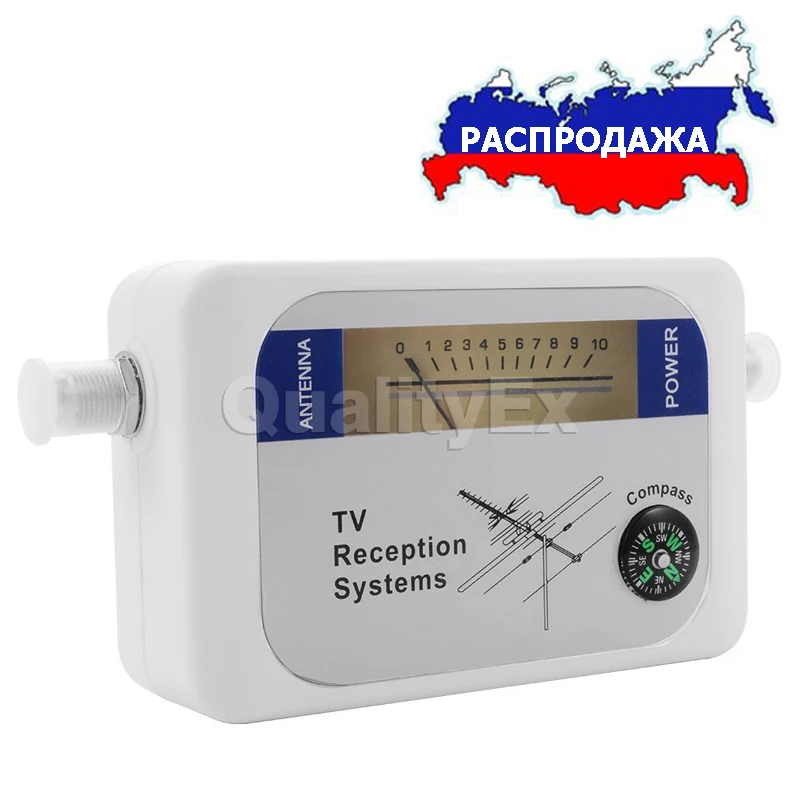 Мини dvb t Антенный спутниковый детектор сигналов с компасом Искатель цифровая