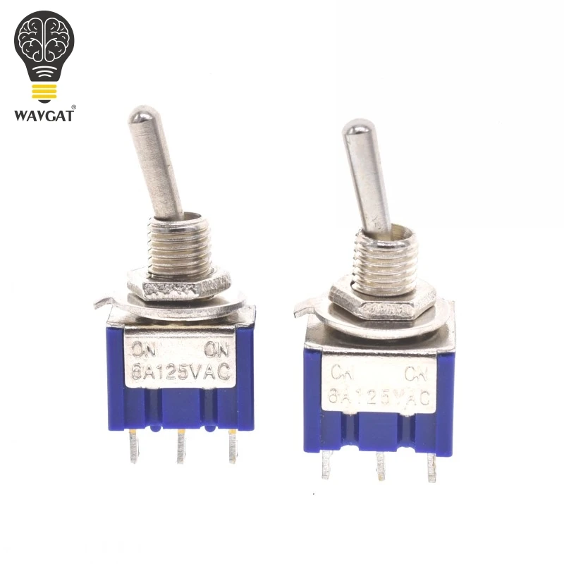 WAVGAT ВКЛ-ВЫКЛ 3 6 9 Pin позиция мини-фонарь 6A 3A фонарь | Электронные компоненты и