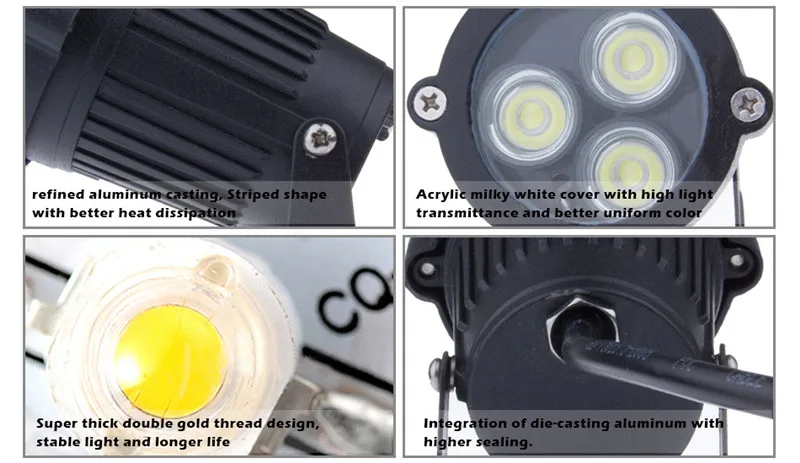 X DHL Classic DC 12V 9W IP65 наружсветодиодный светодиодное ландшафтное освещение садовый