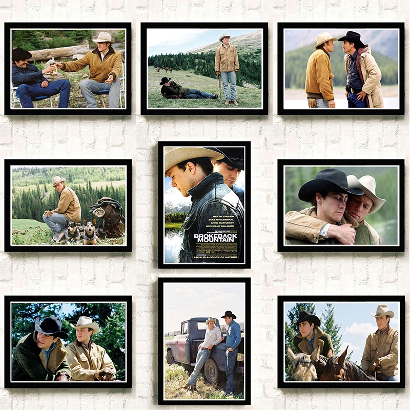 Постеры Brokeback Mountain белая крафт-бумага принты наклейки на стену украшение для дома