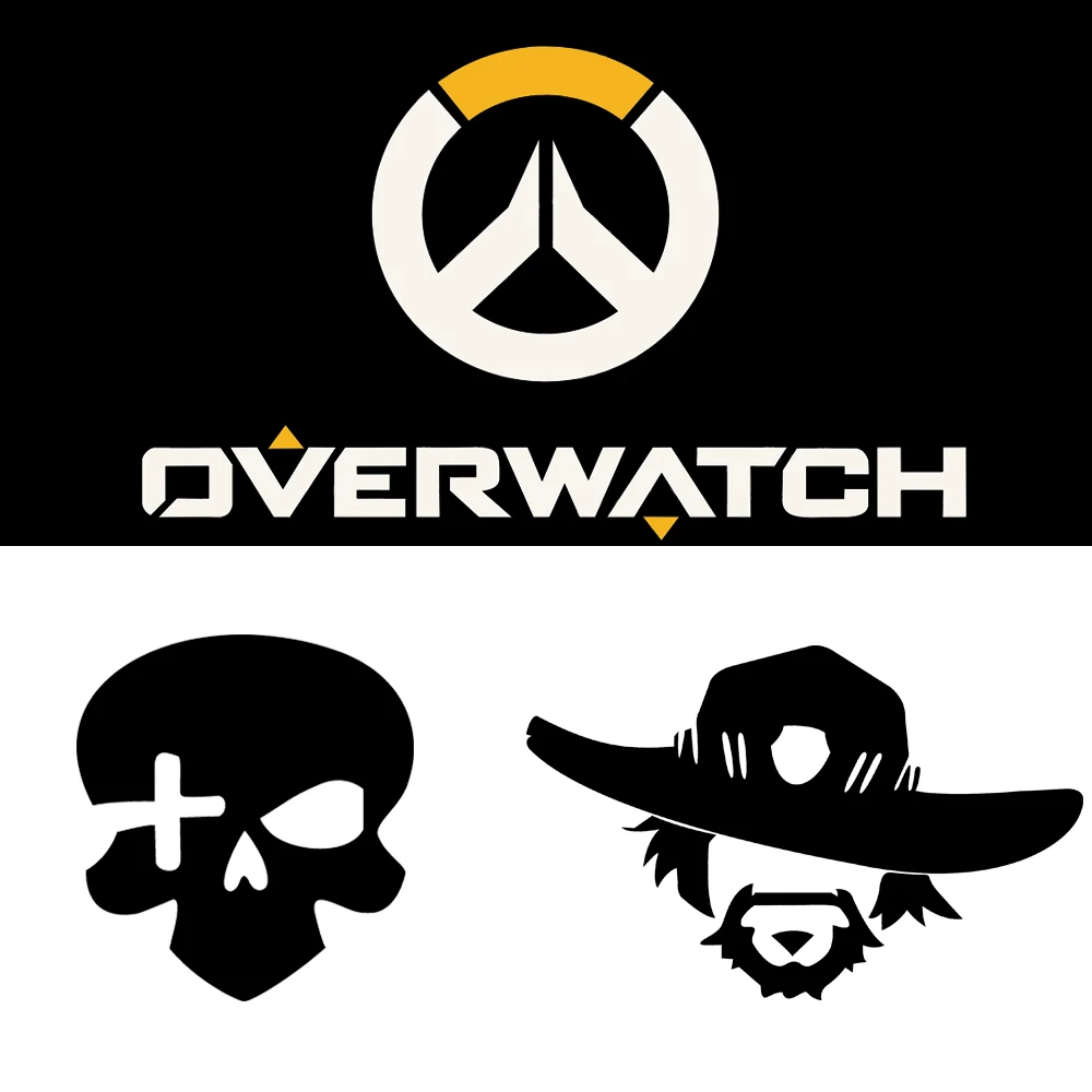PITREW классический автомобиль Стайлинг Overwatch серии наклейки OW D. VA Genji Shantou