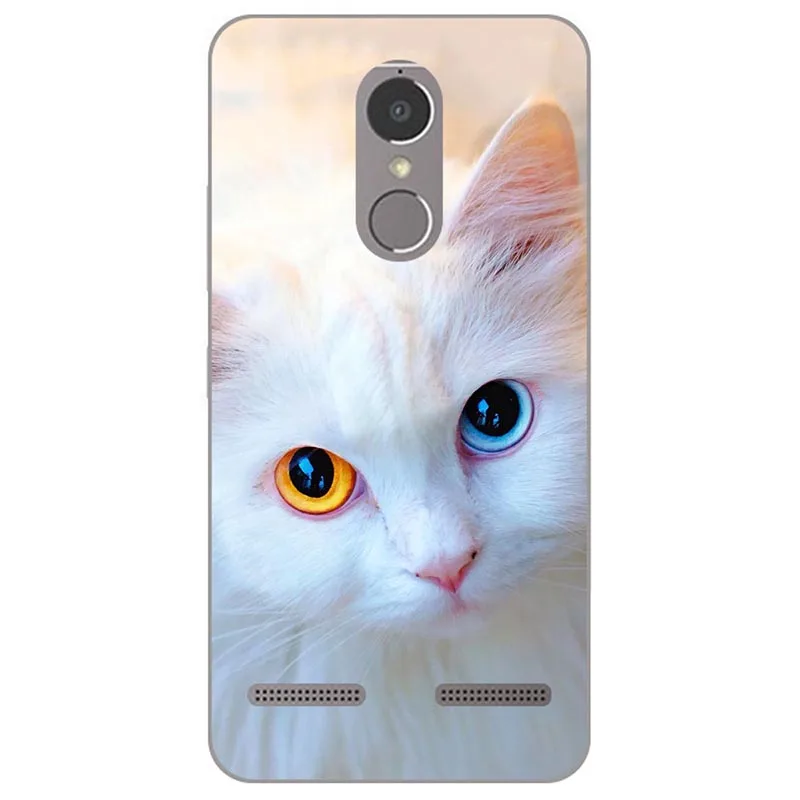 Жесткий пластиковый чехол для lenovo K6 power K33a42, цветная накладка на заднюю панель, жесткий пластиковый чехол для телефона с рисунком - Цвет: E054