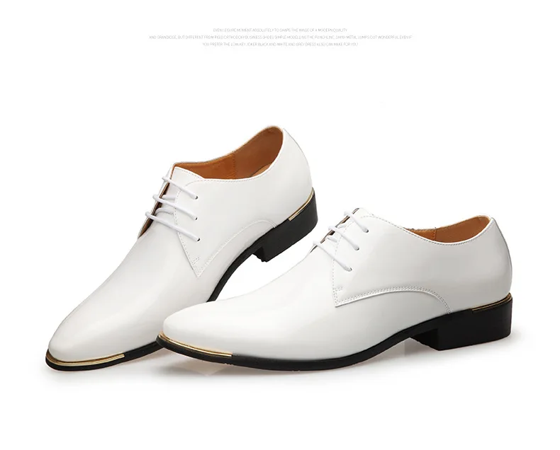 NPEZKGC/Новинка года; Мужская качественная обувь из лакированной кожи; Zapatos de hombre; размеры 38-47; черные кожаные мягкие Мужские модельные туфли
