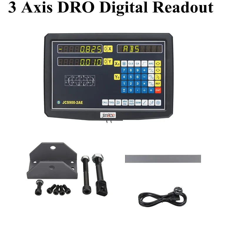 Фрезерный токарный инструмент с ЧПУ 2/3 оси цифровой индикационный дисплей/00 1000 мм