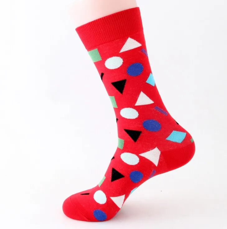 Геометрический дезодорант пота забавные Женские носочки уличная Sox Harajuku на