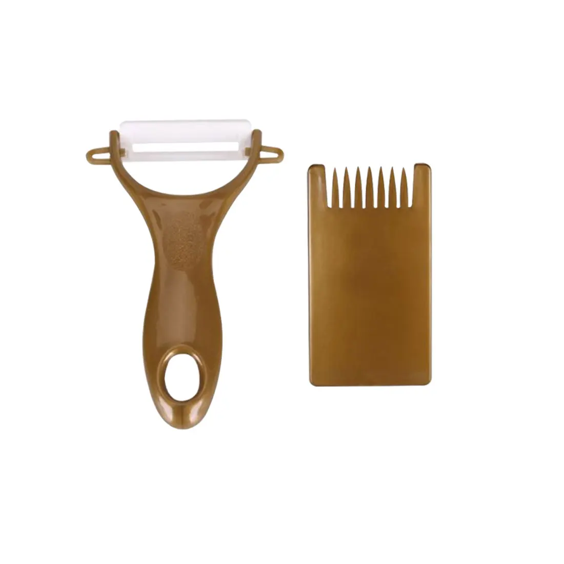 Новинка 2017 5 шт. золотой титановый Розовый пион с цветочным принтом набор ножей