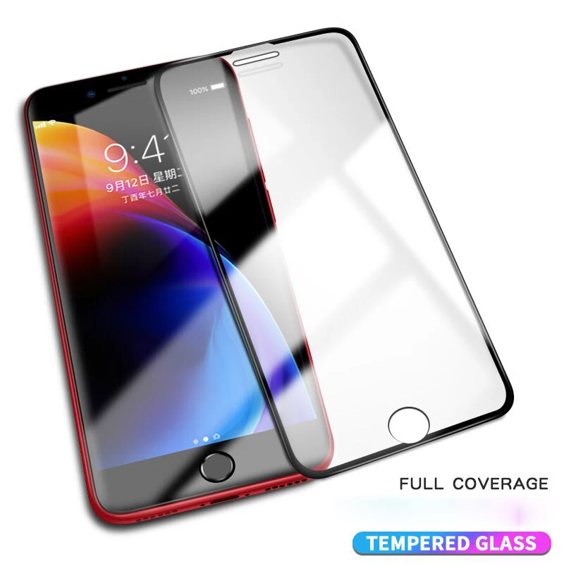 Защитное стекло закаленное 3D для iPhone 8 plus/8/7/6/6s plus | Мобильные телефоны и