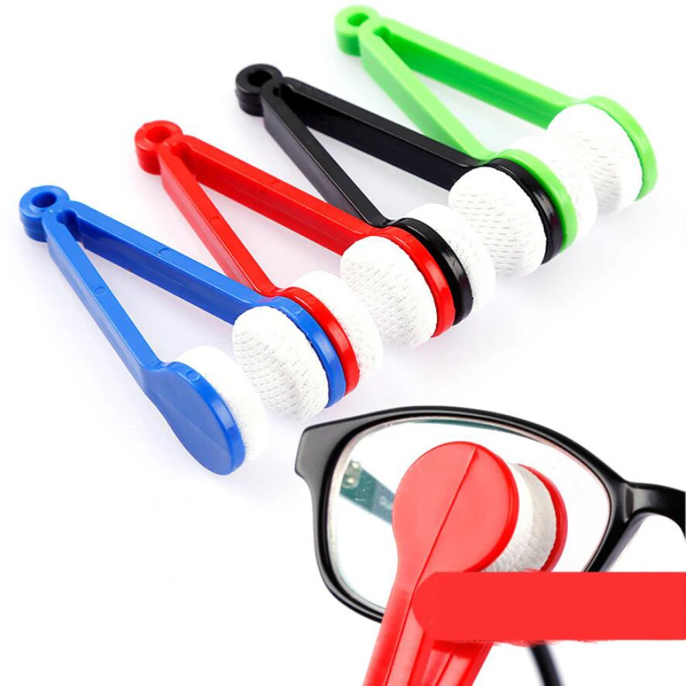 

1PC Glasses Eyeglass Microfiber Spectacles Cleaner Brush Cleaning Tool Cleaning Brush Cleaning Accessories Random Color 1040B