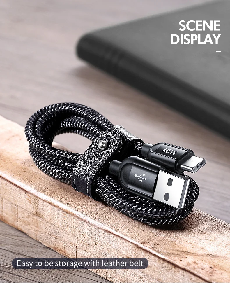 Msvii usb type-C кабель для быстрой зарядки type-c 3,0 кабель для передачи данных зарядное устройство для телефона samsung S9 S8 Note 9 8 Xiaomi Mi8 Mi6 A2 Для huawei