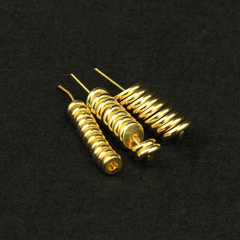 50 шт./компл. Золотые круглые шармы-листы модное ожерелье браслет сделай сам