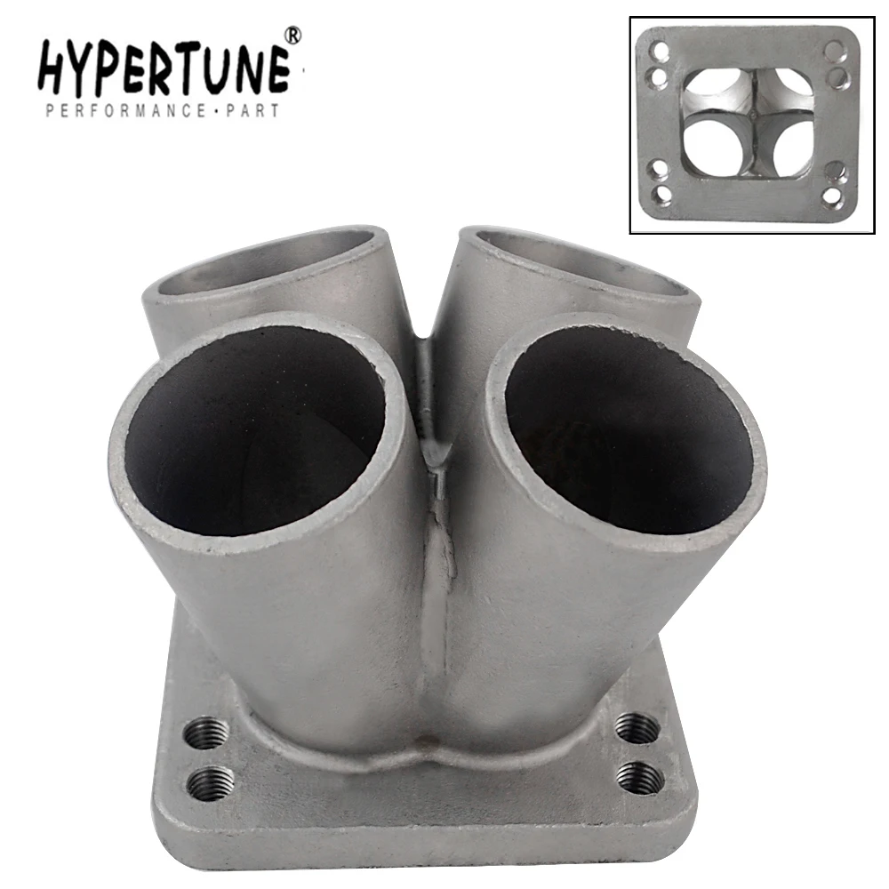 Hypertune литой коллектор из нержавеющей стали 4 1 Turbo header T3 T4 с фланцем T3|Выхлопной