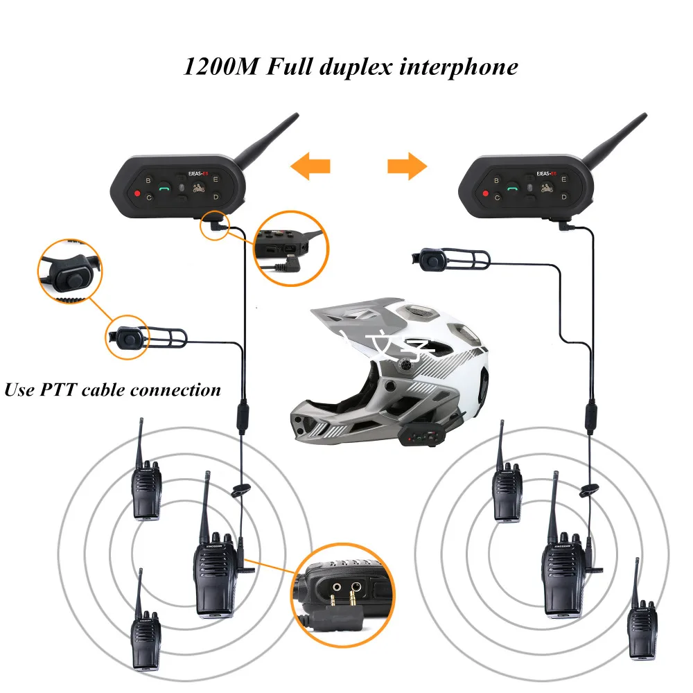 Многофункциональная Bluetooth гарнитура для мотоциклетного шлема аксессуары
