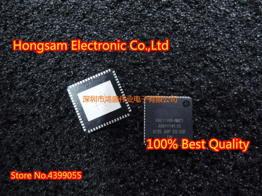 (2 шт.) 100% Оригинальная Новинка не обновляется 88E1116R NNC1 88E1116RA0 NNC1C000 QFN64|Коннекторы и