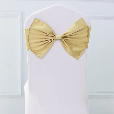 20 цветов спандекс кресло пояс готовые галстук бабочка лента из лайкры украшение