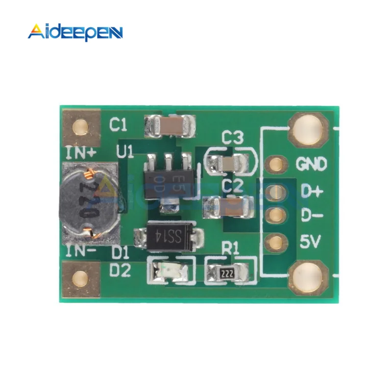1-5V to 5V 500-600mA Мини DC-DC повышающий преобразователь постоянного тока Step Up модуль доска 1 V/2 V-5 в до 5 В пост 500mA 600mA/1200MA 1.2A Max для платы Arduino - Цвет: 1-5V to 5V 500-600mA