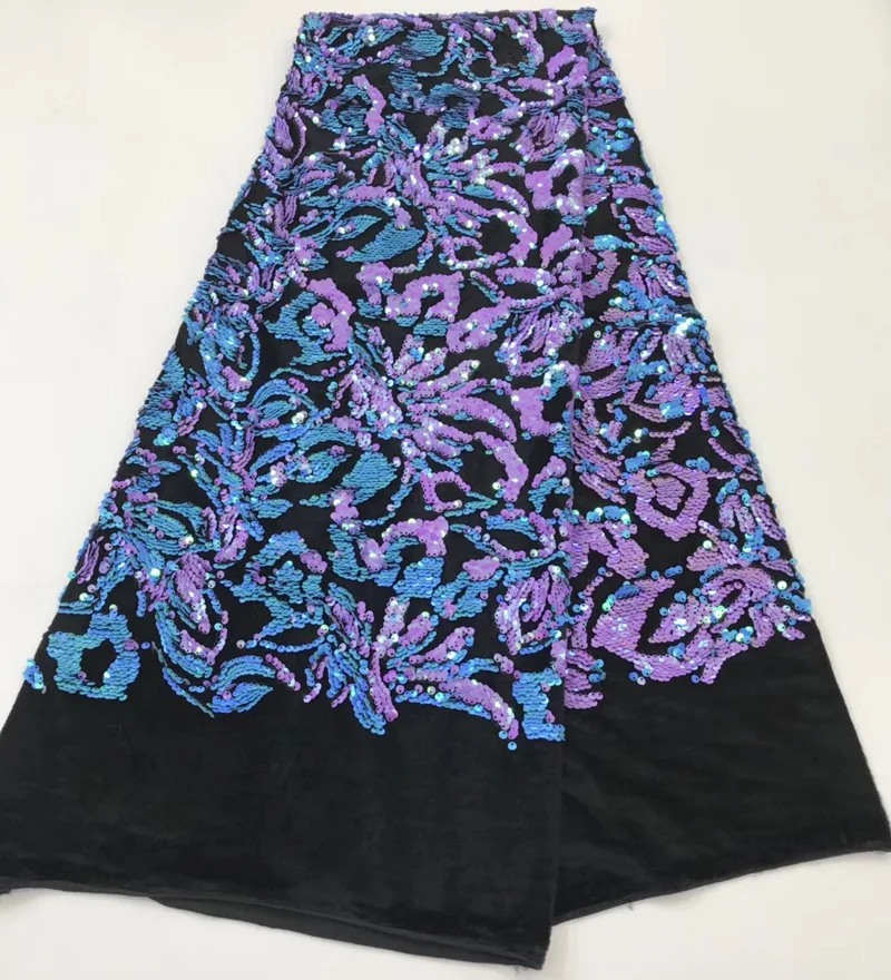 Бесплатная доставка (5 ярдов/шт.) Высококачественная африканская бархатная