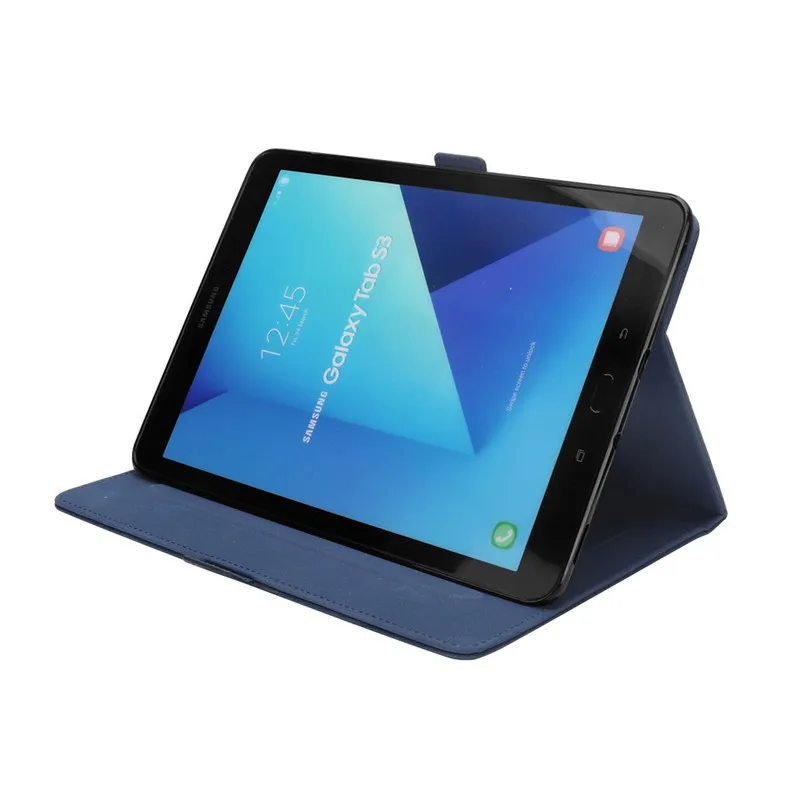 Флип чехол для Samsung Galaxy Tab S3 9 7 T820 двойной держатель|Чехлы планшетов и электронных