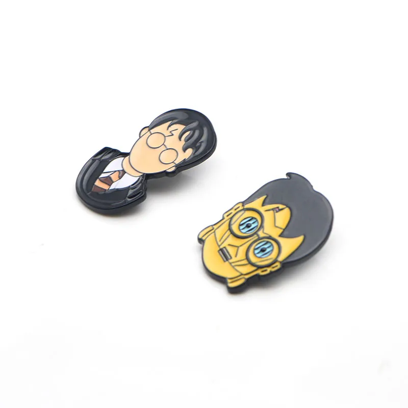 P2870 Dongmanli 20 шт./партия металлическая Глянцевая булавка и броши для женщин Мужская булавка для лацкана значок для рюкзака вентиляторы подарки