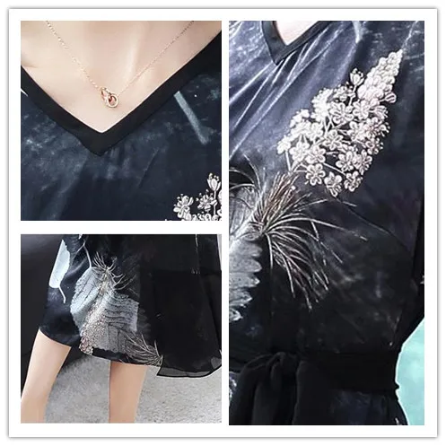 Большой размер весенний и летний платье ретро Vestido Longo цветочный vestido de festa