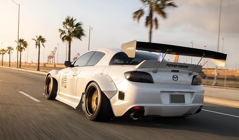 Автомобильные аксессуары для Mazda RX8 SE3P RB Стиль FRP волокно стекло полный