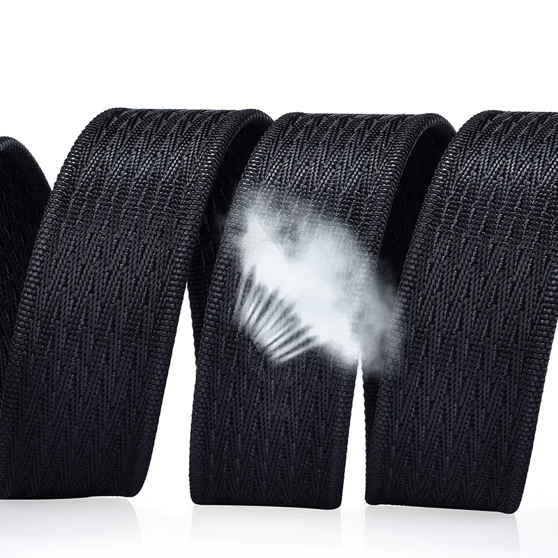 Ремень мужской тактический утолщенный холщовый пояс с двойной кольцевой пряжкой