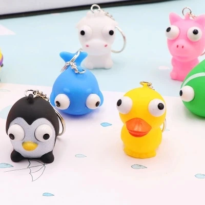 Классические игрушки телескопические глаза Мультяшные животные фигурка