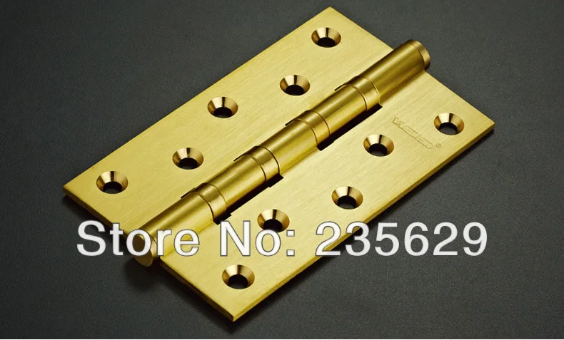 Бесплатная доставка 5 дюймовые латунные петли для деревянной