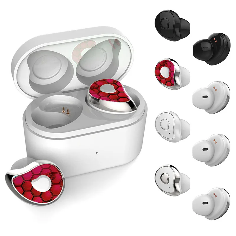 Беспроводные Bluetooth наушники TWS 5 0 стереонаушники вкладыши гарнитура с зарядным