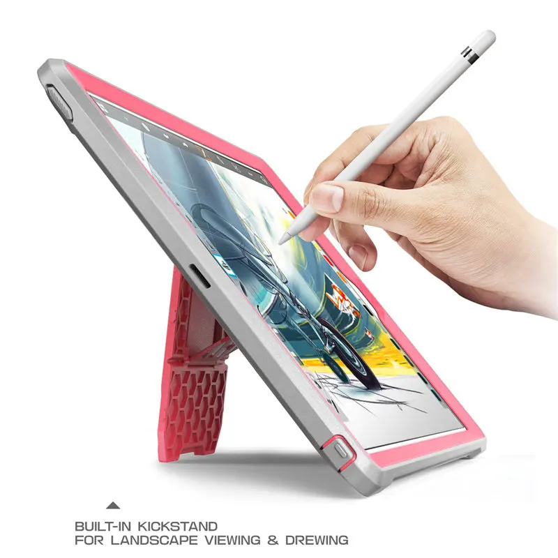 Для ipad Mini 5 Чехол() Mini 4 Чехол SUP чехол UB Pro полный корпус прочный двухслойный Гибридный чехол со встроенной защитной пленкой