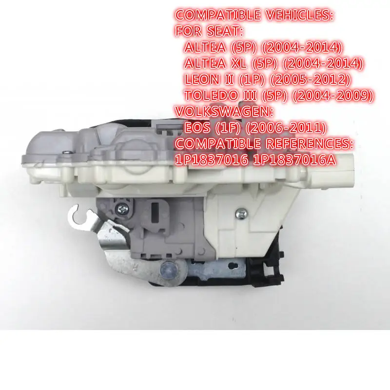 FRONT RIGHT Для сиденья Altea Толедо 3 mk3 Leon Altea XL 5P1 5P2 1P1 5P5 5P8/VW EOS 1F7 1F8 передний левый и правый замок привод замка 1P1837016 - Цвет: FRONT RIGHT