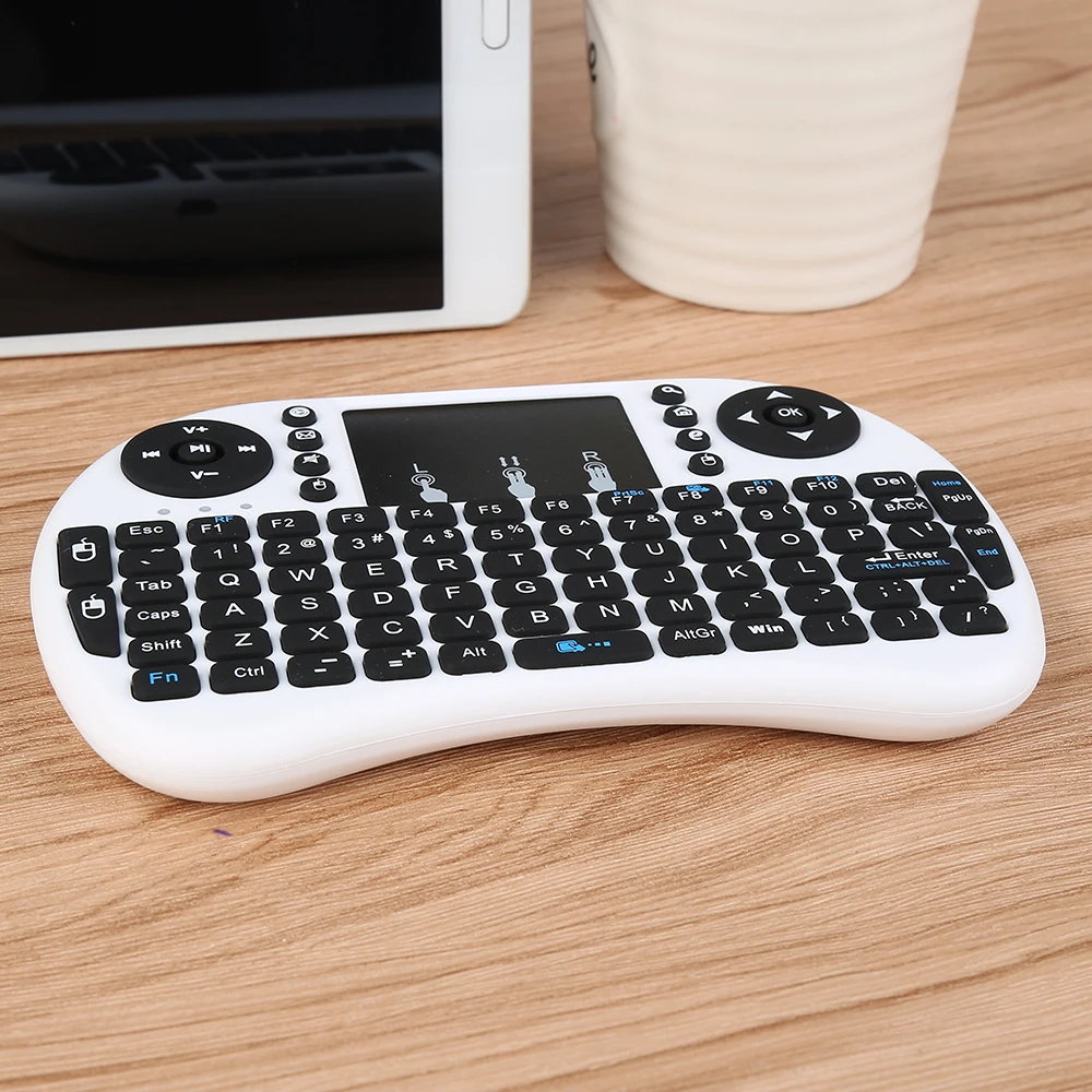 Беспроводная мини-клавиатура 2,4G Fly Air mouse с сенсорной панелью для игр для приставки Smart tv пульт дистанционного управления