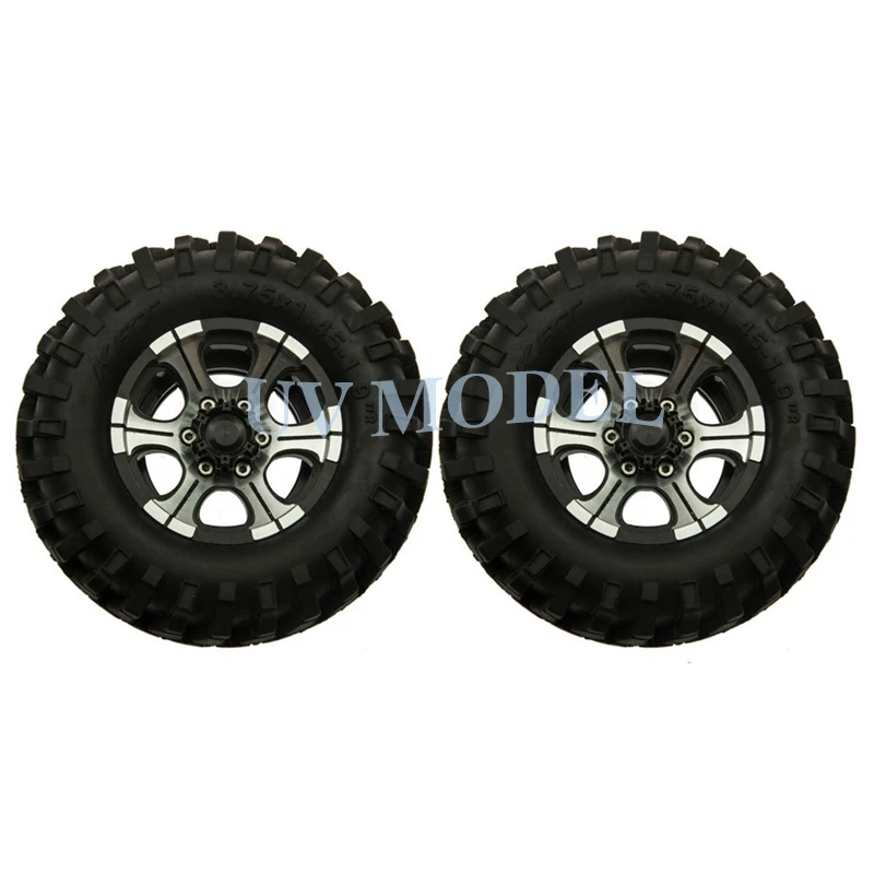 Осевые SCX10 D90 1 9 дюйма Beadlock колеса + 108 мм резиновые шины для 1:10 весы CC01 RC Рок