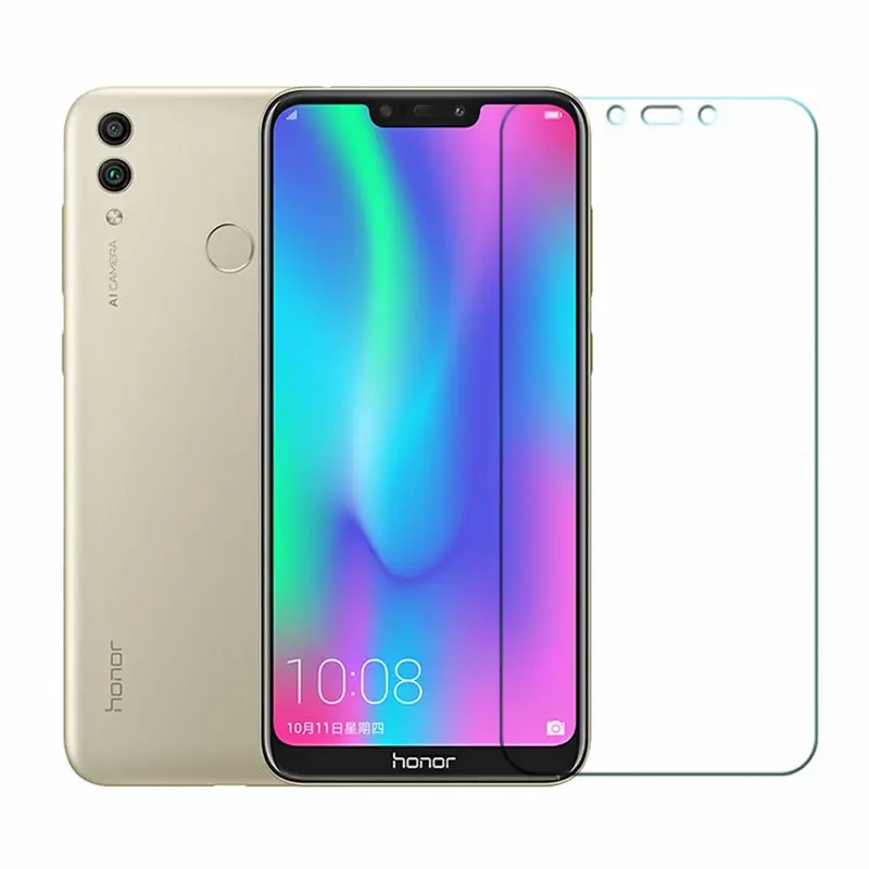 Закаленное стекло для Huawei Honor 8C смартфон 9H HD защита экрана на кристаллах
