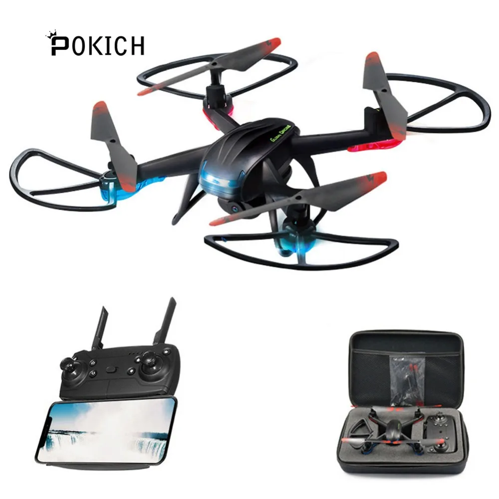 Pokich GW007-3 RC Квадрокоптер FPV Дрон с HD камерой Режим высокой фиксации легко управлять