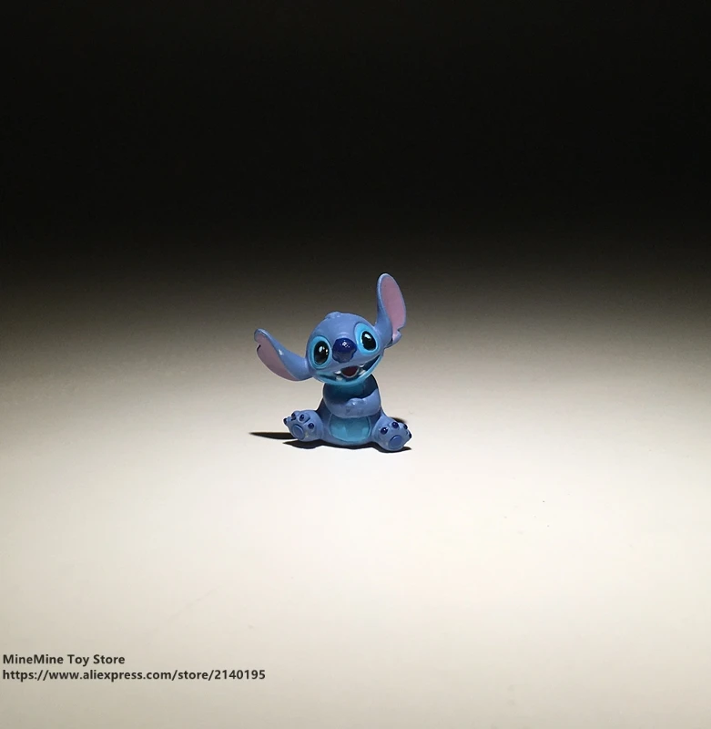 DISNEY Lilo & Stitch 3 см мини фигурка осанки коллекция украшений аниме игрушка модель для