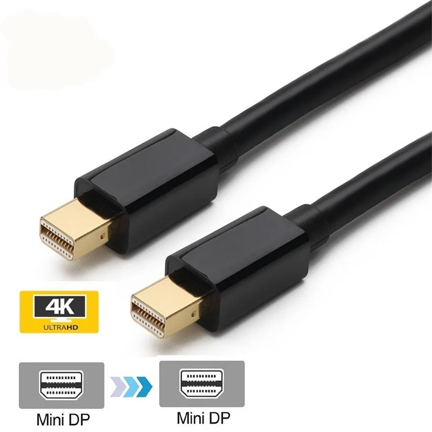 Mini displayport to DisplayPort DP Мужской кабель 4K Поддержка конвертер для Apple iMac MacBook Pro Air HDTV| |