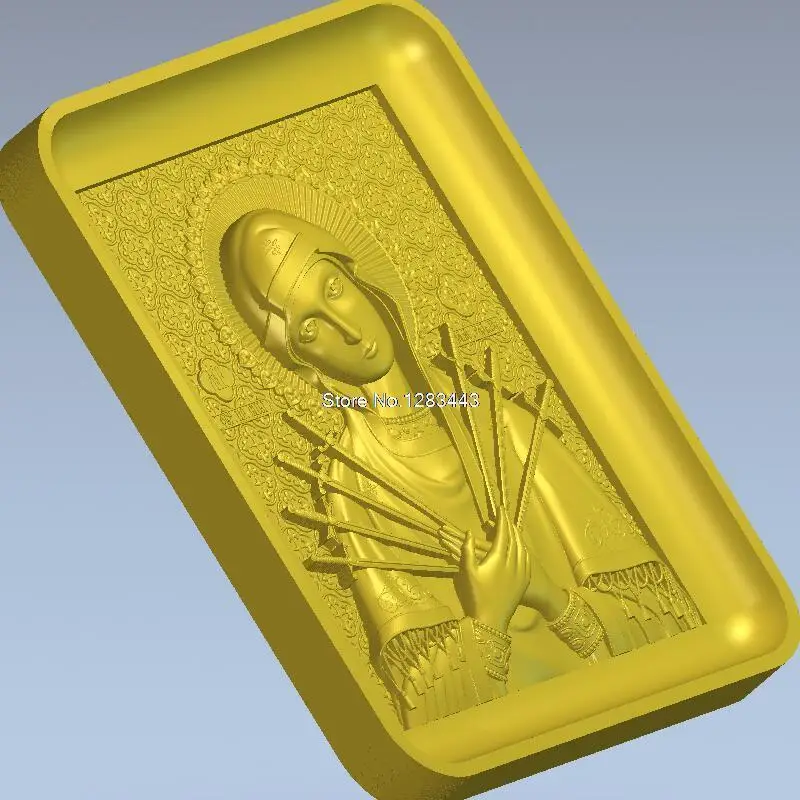 Высокое качество 3d модель рельеф для ЧПУ или 3D принтеров в файле STL Semistrelnaya_1|3d model